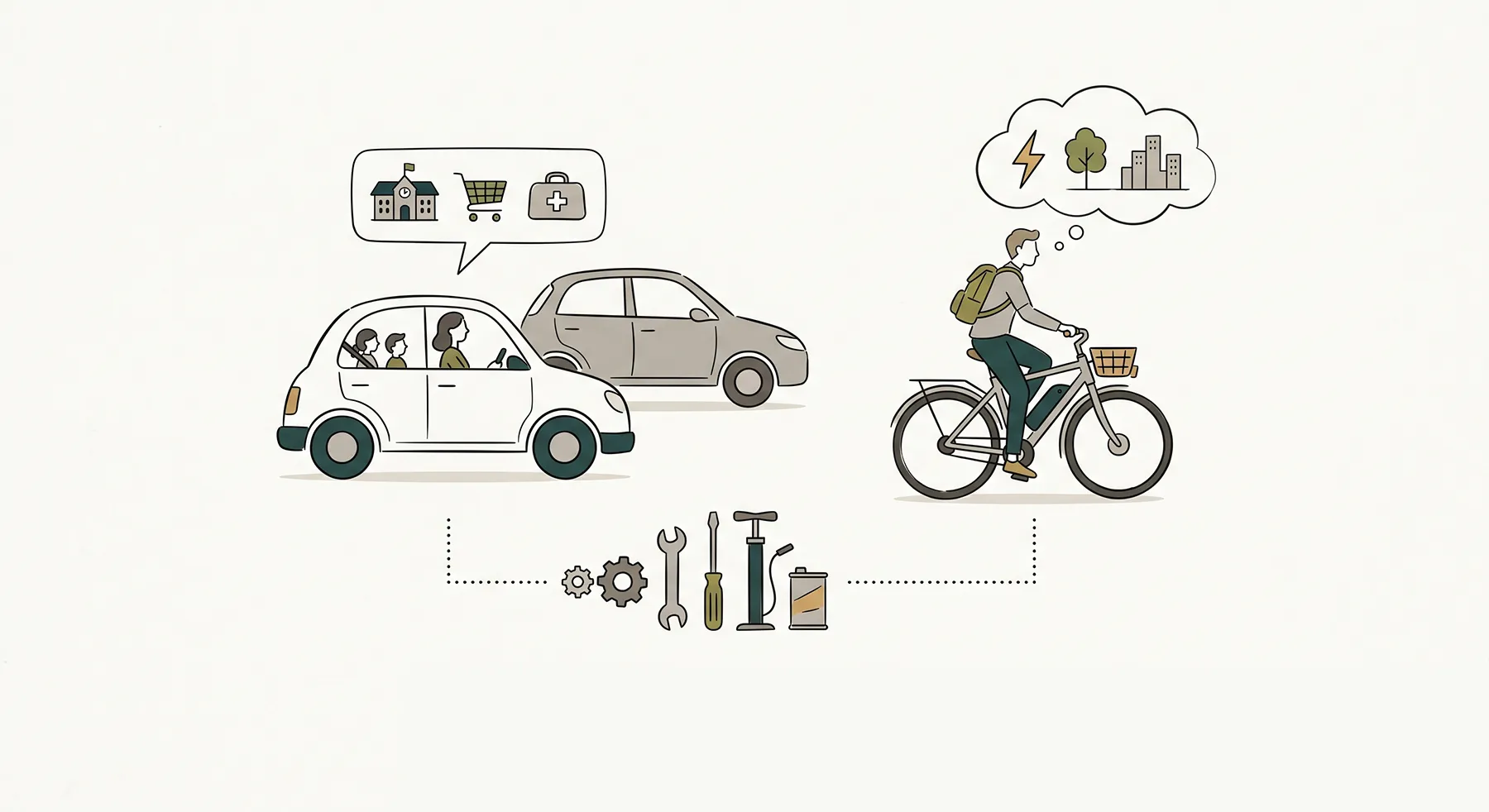 vélo électrique ou seconde voiture
